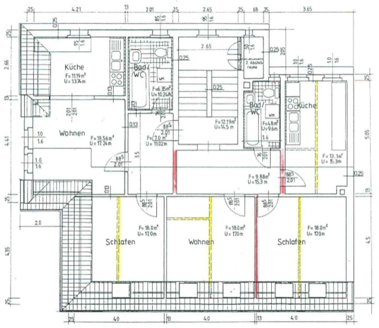 Wohnung, 4 Zimmer (114,28 m²) - Photo 4