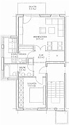 Grundriss Wohnung, 2 Zimmer (64,73 m²), Eiselstraße 141, Gera