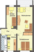 Grundriss Frisch saniert!, Lis.-Herrmann-Straße 32, Gera