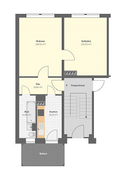 Grundriss - Schöner Grundriss!, Bieblacher Straße 59, Gera