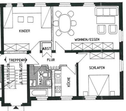 Grundriss - Beliebter Stadtteil!, Untermhäuser Straße 60a, Gera