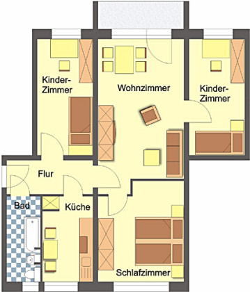 Grundriss Kompakter Grundriss!, Dr.-Th.-Neubauer-Str. 42, Gera