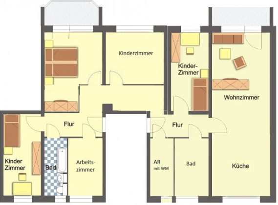 Grundriss Großzügiger Grundriss!, Erich-Weinert-Straße 35, Gera